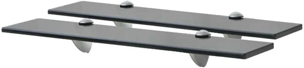 Pakabinamos lentynos, 2vnt., 50x10cm, stiklas, 8mm (243764x2)