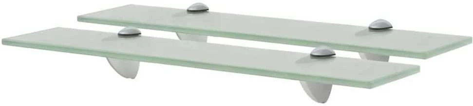 Pakabinamos lentynos, 2vnt., 50x10cm, stiklas, 8mm (243772x2)