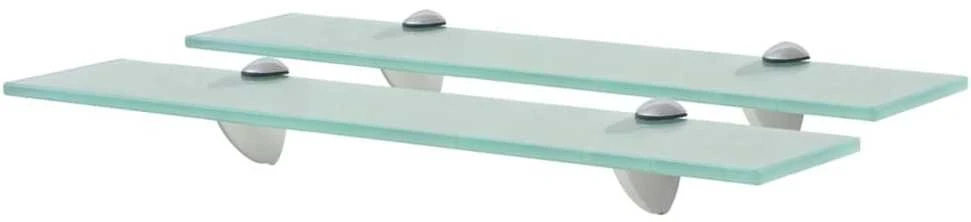Pakabinamos lentynos, 2vnt., 50x20cm, stiklas, 8mm (243780x2)