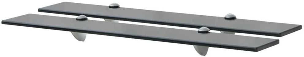 Pakabinamos lentynos, 2vnt., 70x10cm, stiklas, 8mm (243766x2)