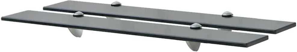 Pakabinamos lentynos, 2vnt., 70x20cm, stiklas, 8mm (243790x2)