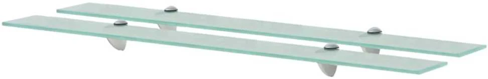Pakabinamos lentynos, 2vnt., 90x20cm, stiklas, 8mm (243784x2)