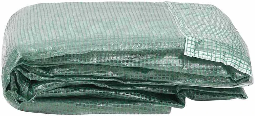 Pakaitinis šiltnamio apdangalas (16m²), žalias, 400x400x200cm