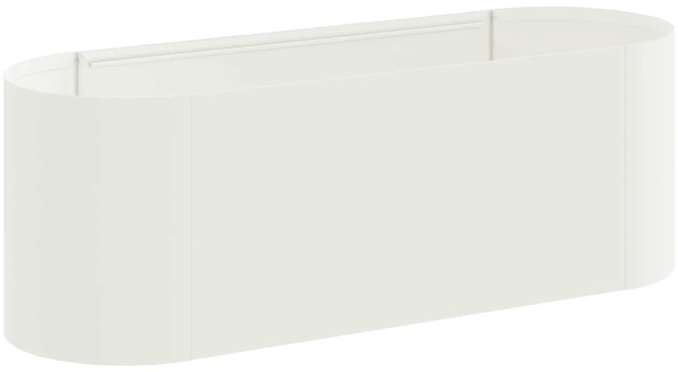 Pakelta sodo lova Balta 120 x 40 x 40 cm
