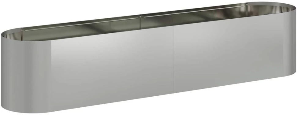 Pakelta sodo lova Galvanizuotas plienas 200 x 40 x 40 cm