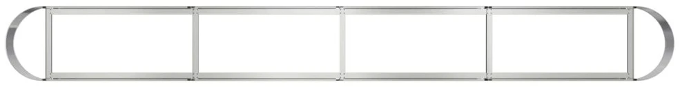 Pakelta sodo lova Galvanizuotas plienas 360 x 40 x 40 cm