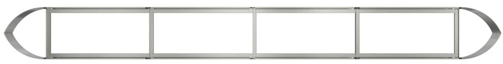 Pakelta sodo lova Galvanizuotas plienas 380 x 40 x 40 cm