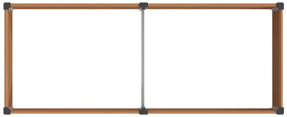 Paaukštinta sodo lova Ruda 250 x 100 x 91 cm WPC ir aliuminis