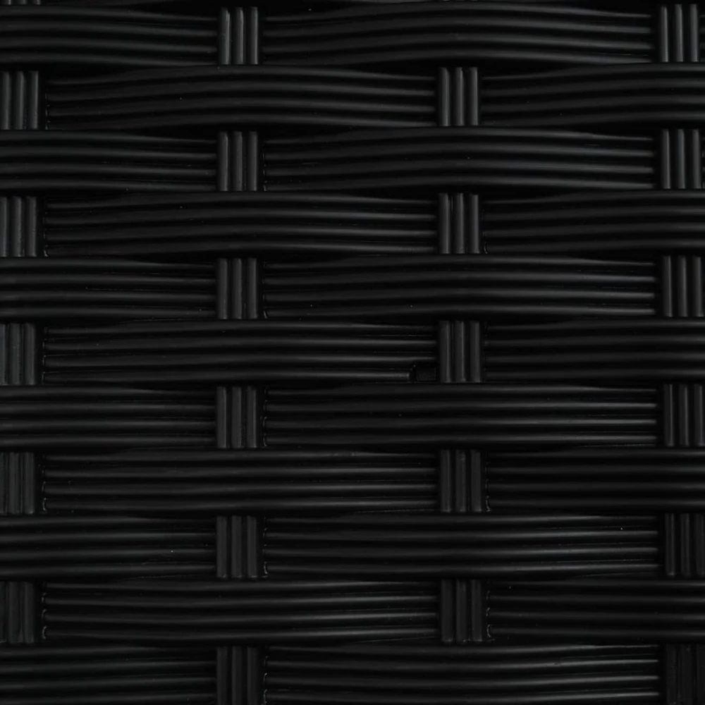 Pakeltas lovas su trelėmis ir stogu Juoda 124 x 40 x 123 cm PP