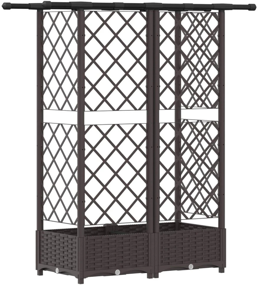 Pakeltas lovas su trelėmis ir stogu Ruda 124 x 40 x 121 cm PP