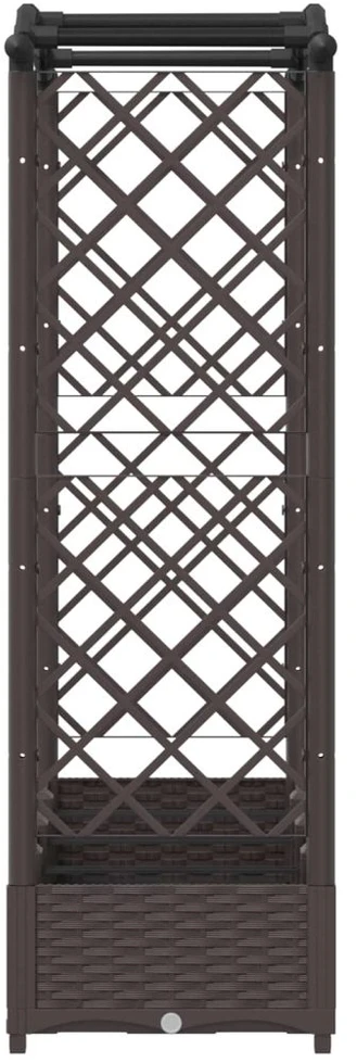 Pakeltas lovas su trelėmis ir stogu Ruda 207 x 40 x 123 cm PP