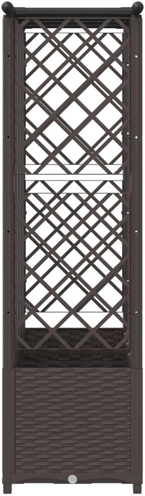 Pakeltas lovas su trelėmis ir stogu Ruda 202 x 40 x 136 cm PP