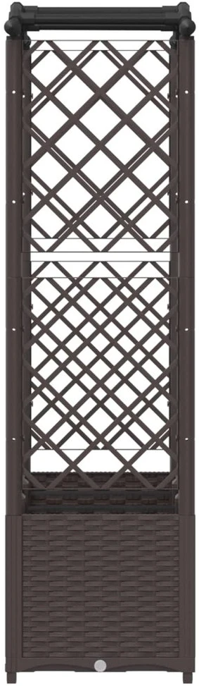 Pakeltas lovas su trelėmis ir stogu Ruda 164 x 40 x 138 cm PP