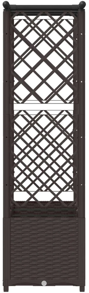Pakeltas lovas su trelėmis ir stogu Ruda 162,5 x 40 x 136 cm PP