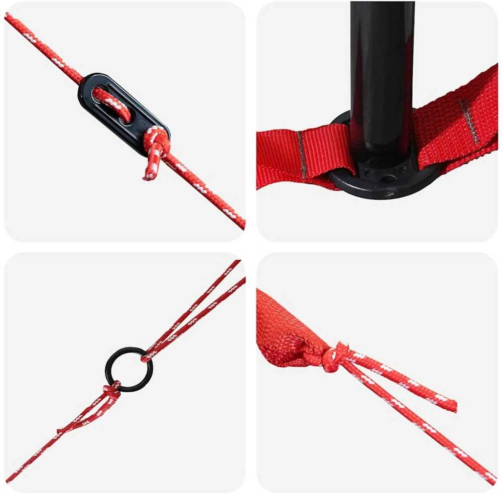 Tentų palapinė 10 asmenų 10 asmeniui Žalia ir balta