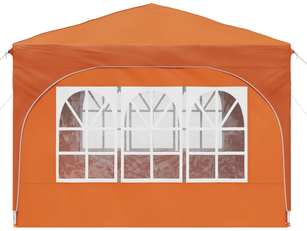 Pop-up šventinis palapinė 290 x 290 x 245 cm Oranžinė
