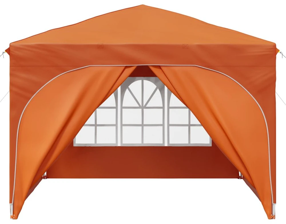 Pop-up šventinis palapinė 290 x 290 x 245 cm Oranžinė