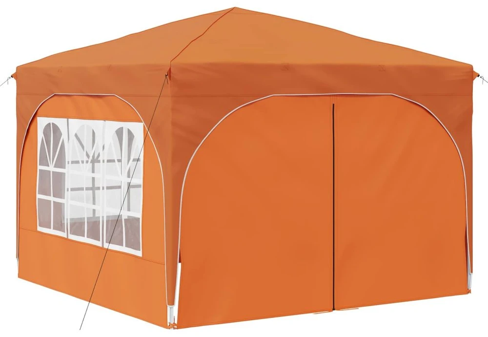 Pop-up šventinis palapinė 290 x 290 x 245 cm Oranžinė