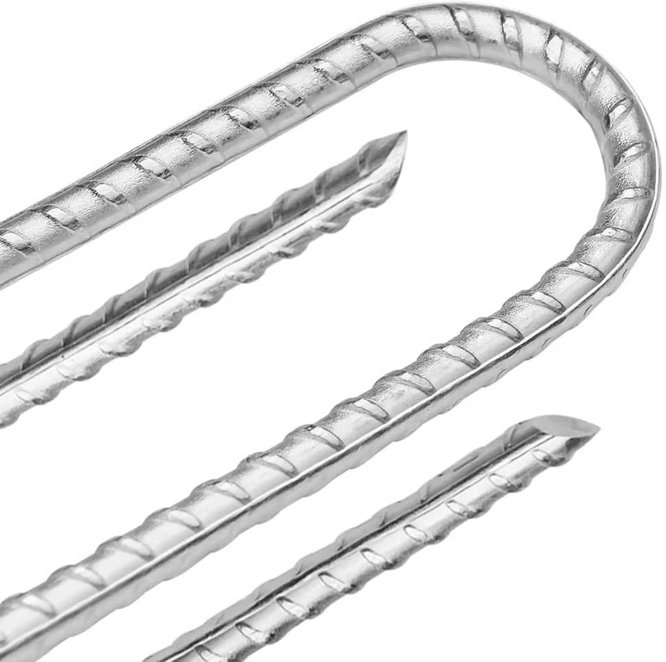 Palapinės kaiščiai, 6vnt., 41,5cm, skersmuo 12mm, U forma