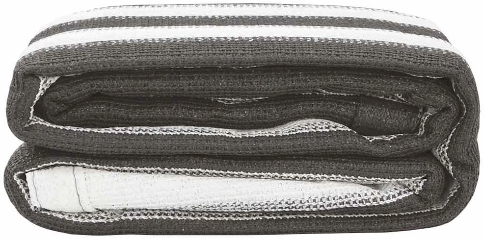 Palapinės kilimėlis, antracito ir baltas, 400x700cm, HDPE