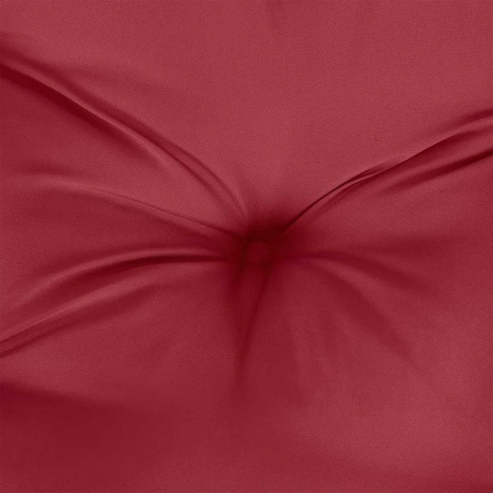 Paletės pagalvėlė, raudonojo vyno spalvos, 120x80x12cm, audinys