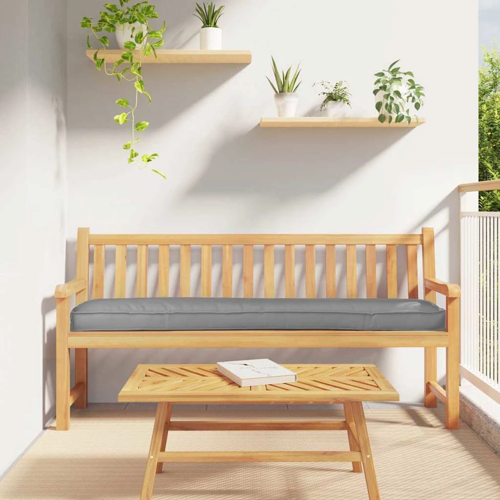 Pallet pagalvė Oksfordo audinys Pilka 180 x 40 x 8 cm