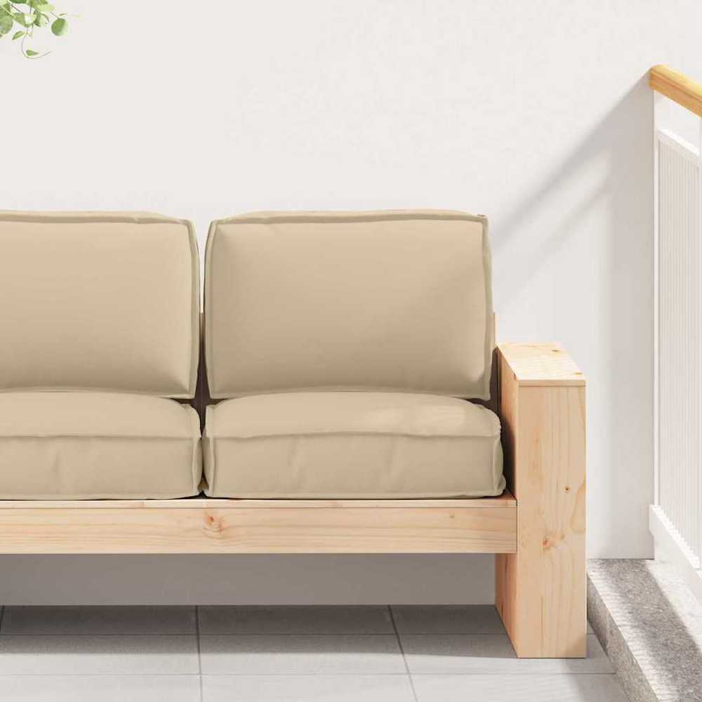 Pallet pagalvių rinkinys Oksfordo audinys Smėlio
