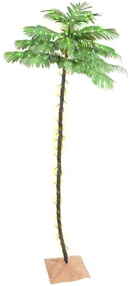 Palmė su 252 šiltomis baltomis LED lemputėmis, 400cm