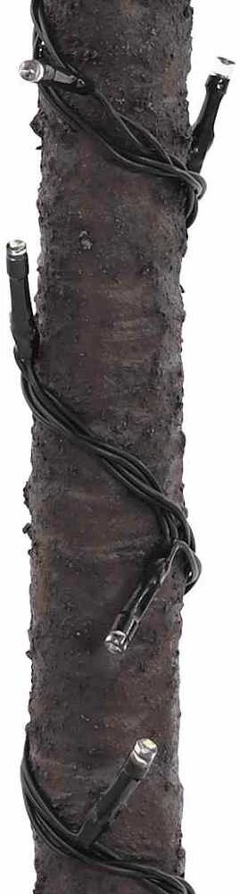 Palmė su 72 šiltomis baltomis LED lemputėmis, 120cm