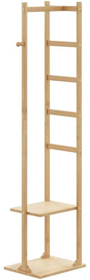 palto stovas su kabliukais ir lentynomis 38,5x30x156 cm
