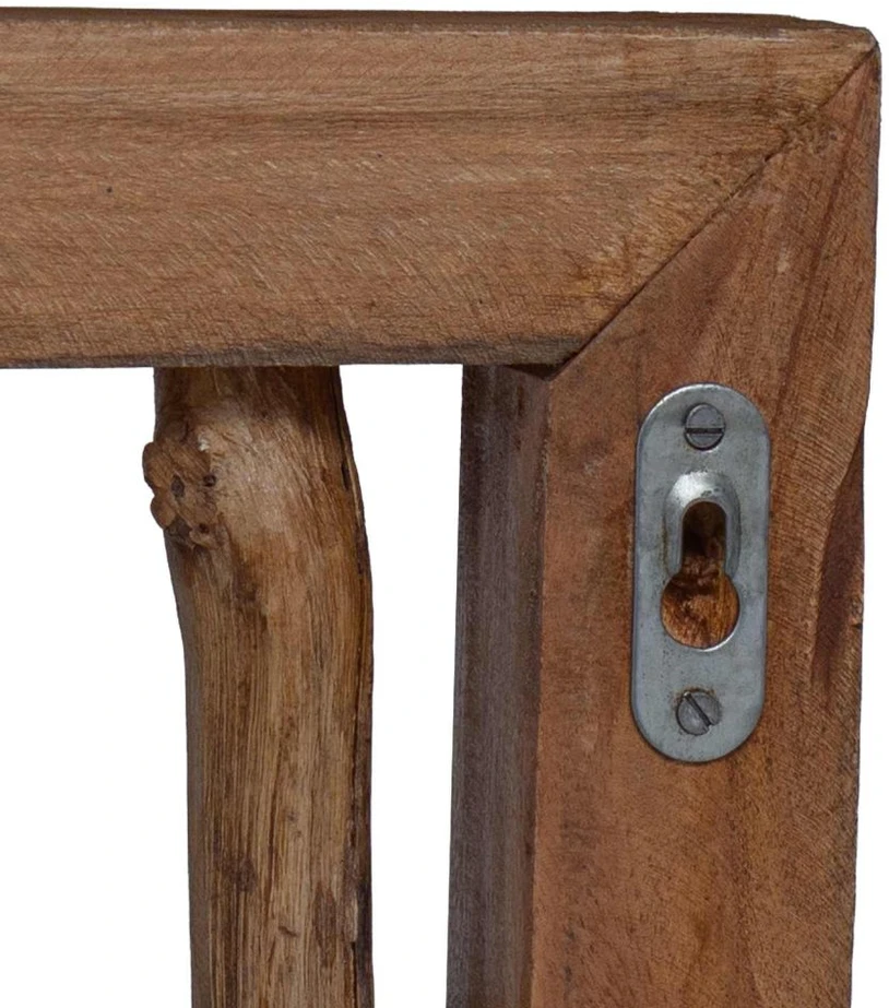Paltų Kabliukas Natūrali 50 x 10 x 25 cm Kietas mahonio mediena
