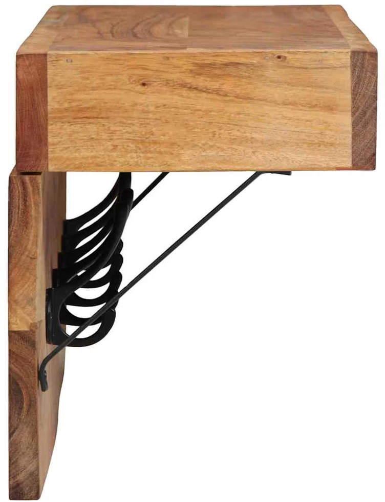 Paltas Ruda 73 x 19 x 23 cm Akacijos medienos masyvas