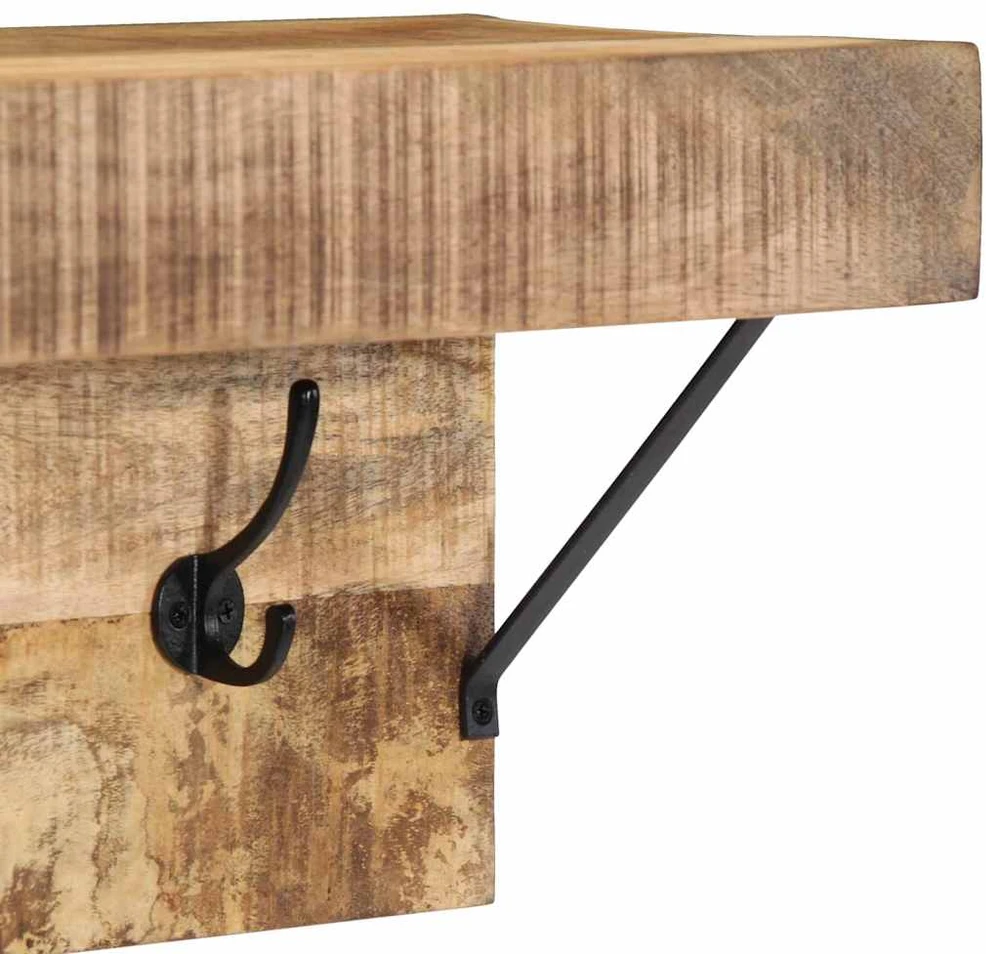 Paltas su saugykla Ruda 73 x 19 x 23 cm Mango medienos masyvas