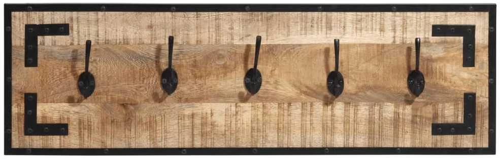 Paltų kabyklos, 2vnt., 80x8x25cm, neapdorota mango mediena
