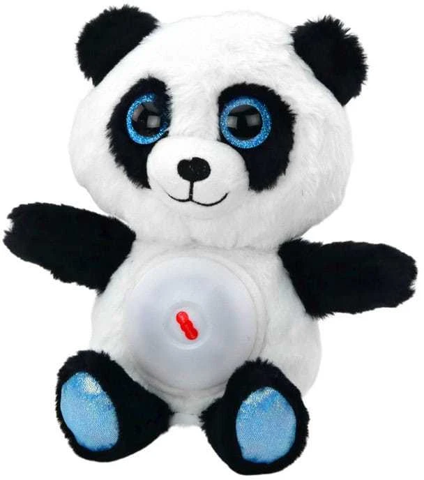 Migdukas žaislas Panda su lempute ir lopšinėmis, 30 cm