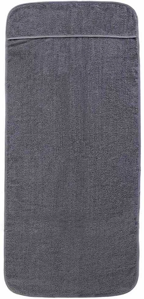 Rankšluostis Paplūdimio rankšluosčiai, 2vnt., antracito, 60x135cm, audinys
