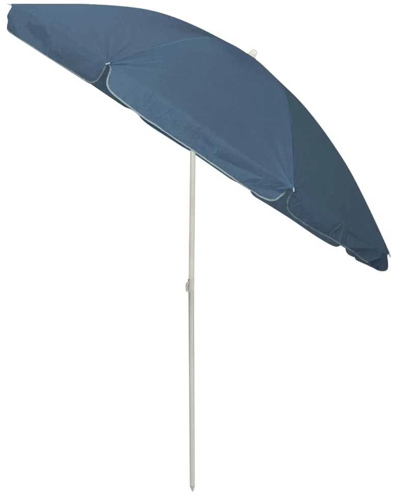 Paplūdimio skėtis nuo saulės, mėlynos spalvos, 240cm