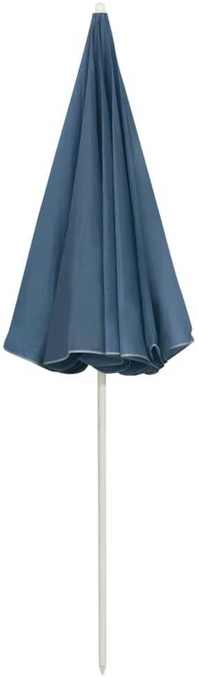 Paplūdimio skėtis nuo saulės, mėlynos spalvos, 240cm