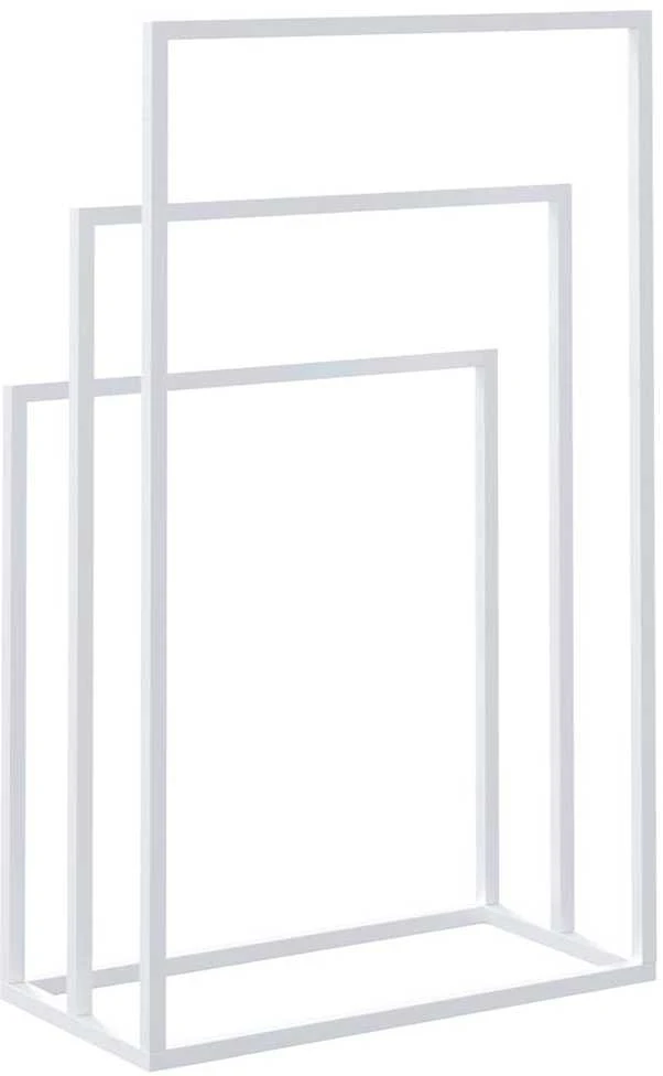 Pastatoma rankšluosčių kabykla, balta, 48x24x79cm, geležis