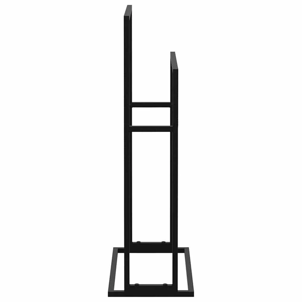 Pastatoma rankšluosčių kabykla, juoda, 48x24x78,5cm, geležis