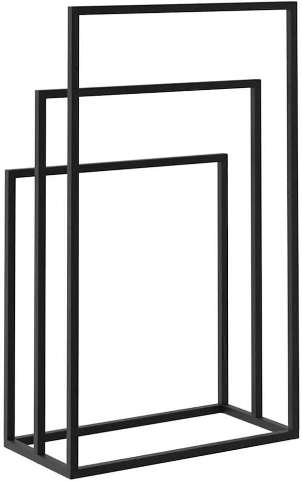 Pastatoma rankšluosčių kabykla, juoda, 48x24x79cm, geležis