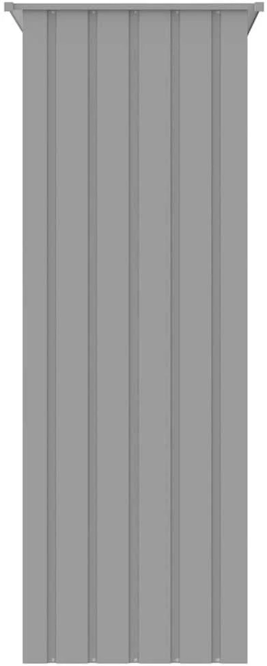 Paukščių narvas, pilkas, 215x78x200cm, galvanizuotas plienas