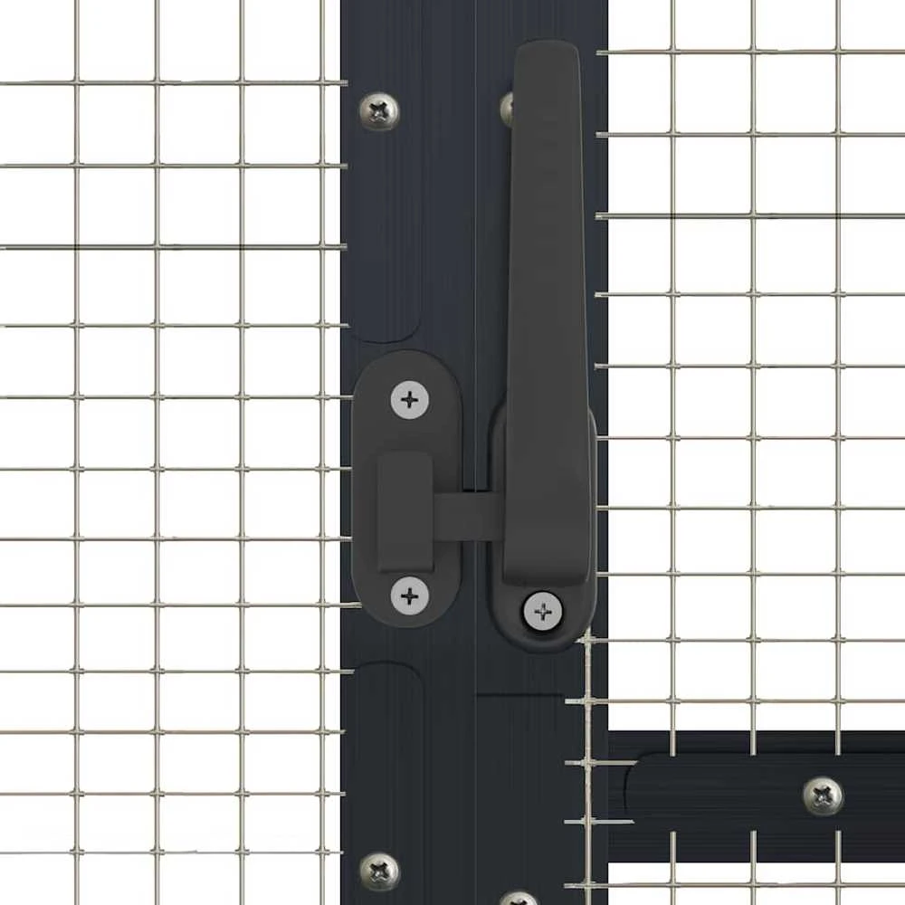 Paukštidė, antracito spalvos, 1,79x3x1,85m, aliuminis