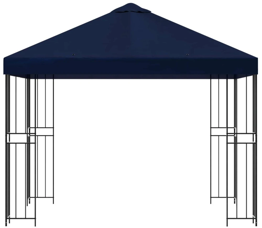 Pavėsinė 3 x 3 m Mėlyna Poliesteris ir plienas 190 gsm