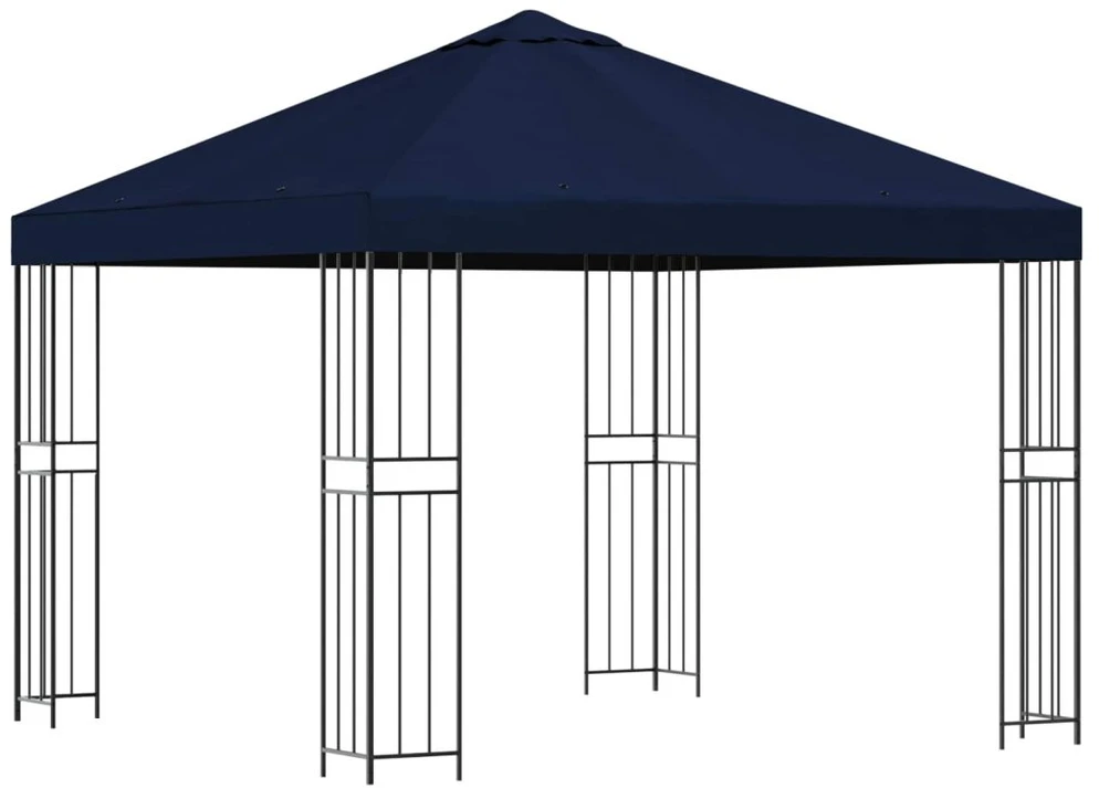 Pavėsinė 3 x 3 m Mėlyna Poliesteris ir plienas 190 gsm
