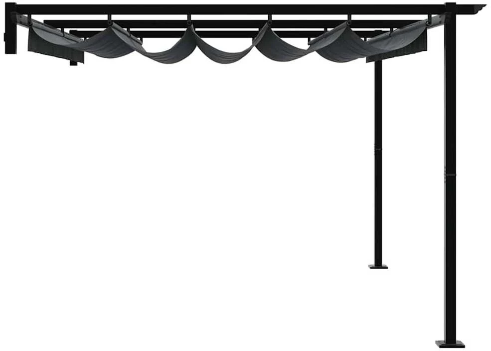 Pavėsinė 400 x 300 x 200 cm Antracito Poliesteris