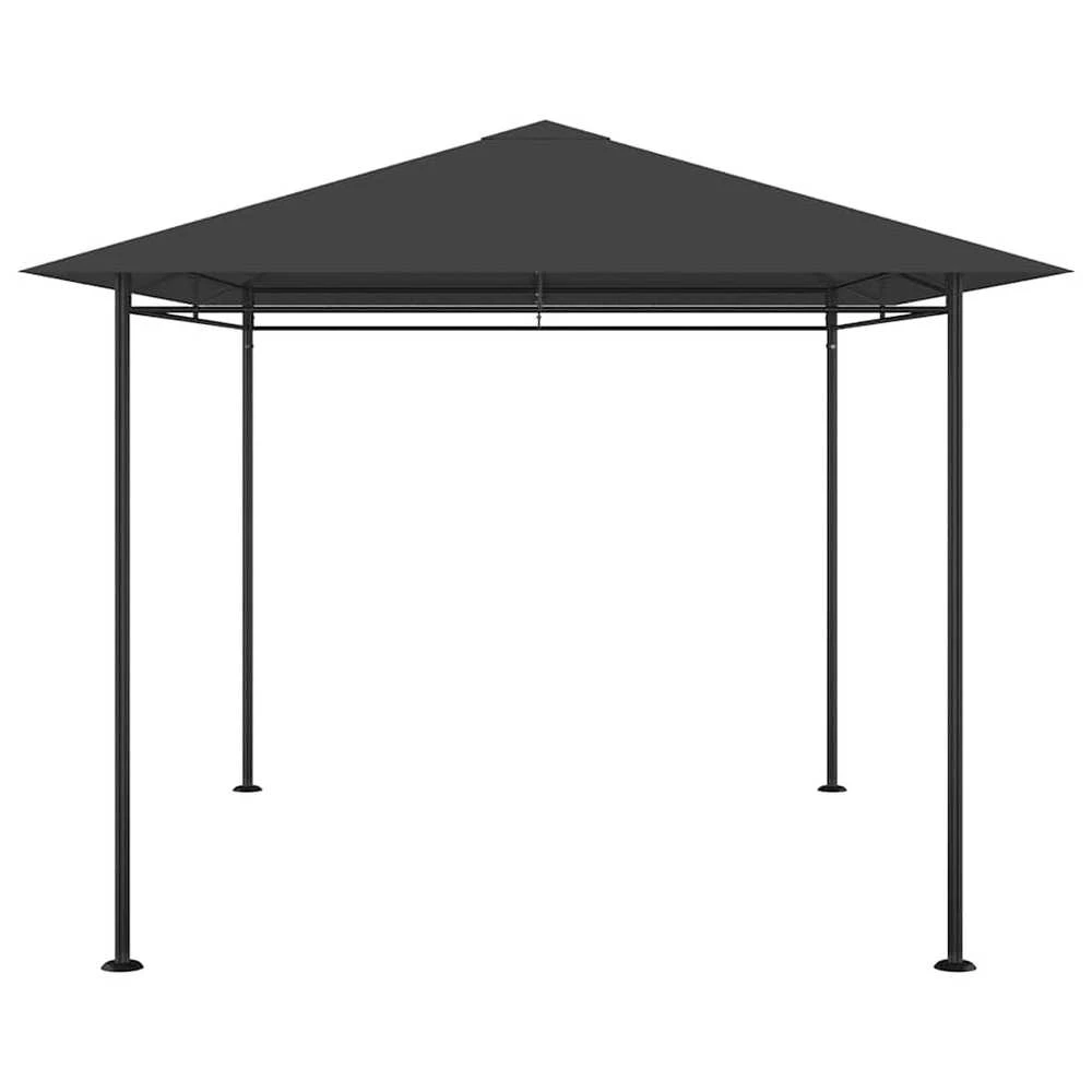 Pavėsinė, antracito spalvos, 384x281x270 cm, 180g/m²