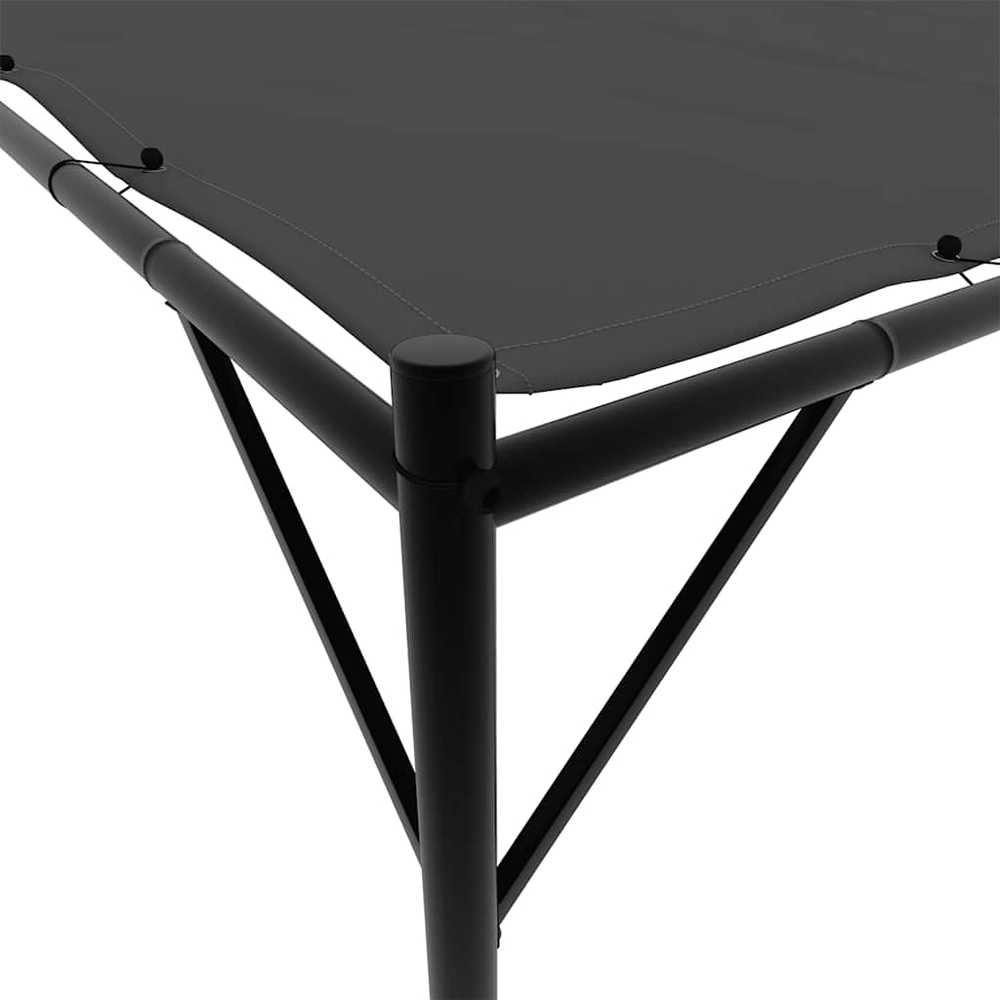 Pavėsinė, antracito spalvos, 4x4m, audinys ir plienas, 180g/m²