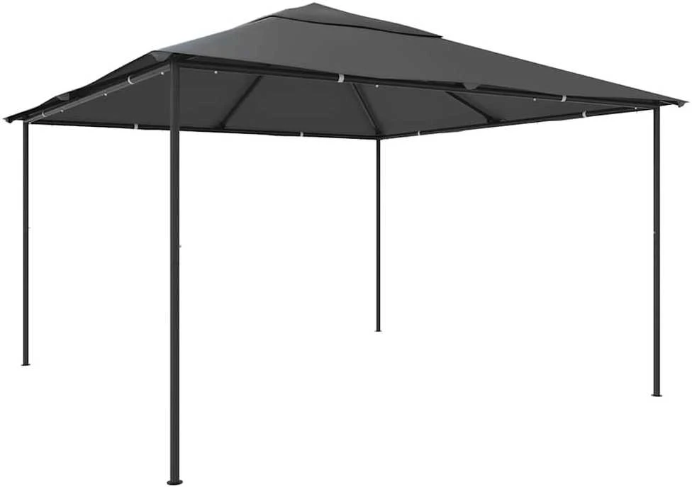 Pavėsinė, antracito spalvos, 4x4x3m, 180 g/m²