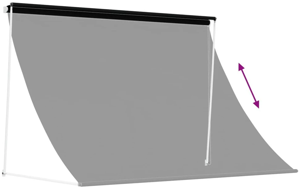 Pavėsinė Juoda 350 x 150 cm